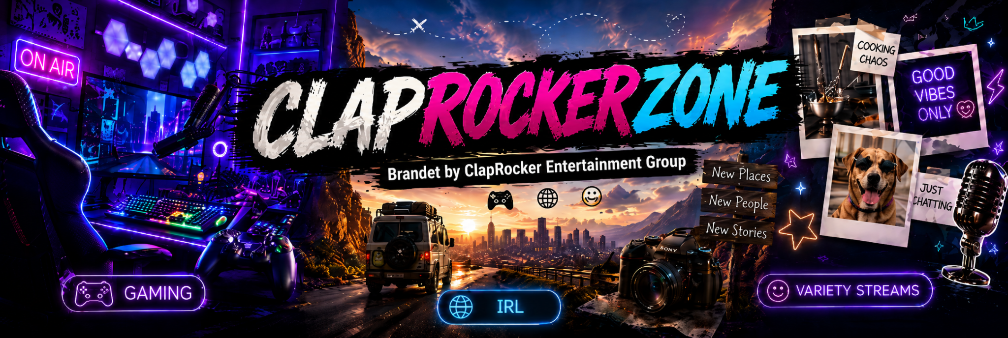 ClapRockerZone – Gaming, IRL & Variety Streams
